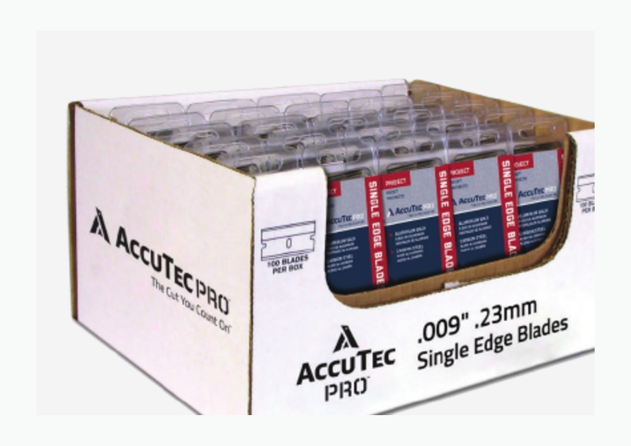 Display APBL-7065 AccuTec Pro Single Edge Blade